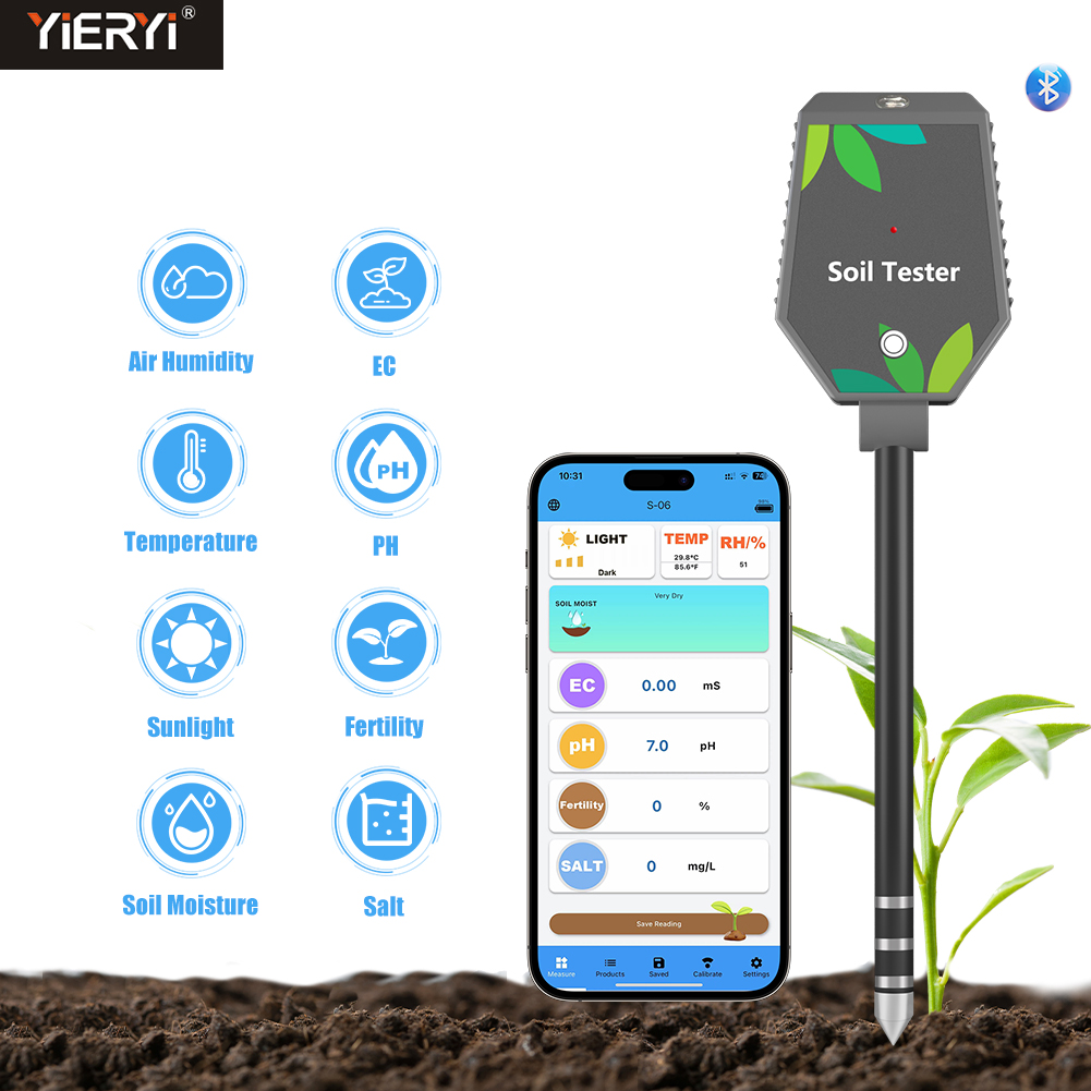 Plant Parent App - Yieryi 8'i 1 arada Akıllı Toprak