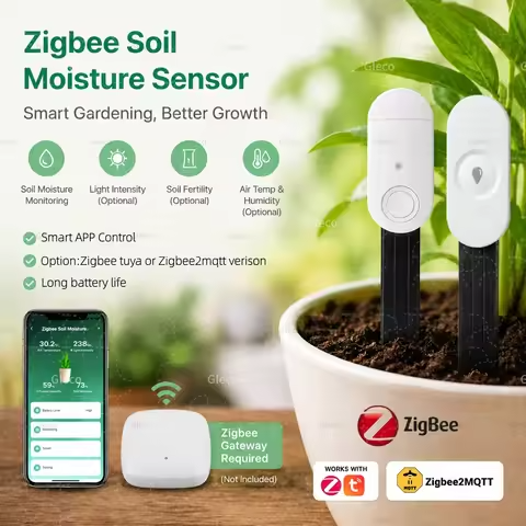 ZigBee Akıllı Toprak Nem Sensö - Plant Parent App incelemesi ve fiyatı