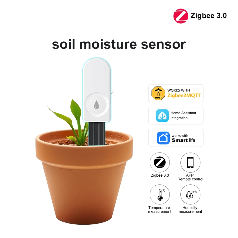 ZigBee Akıllı Toprak Nem Sensö - Plant Parent App incelemesi ve fiyatı