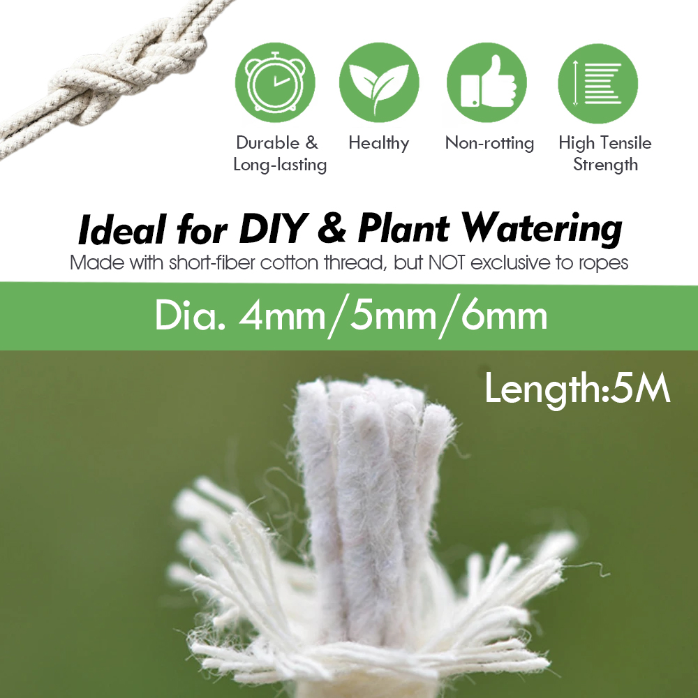 4/5/6mm kendini sulama pamuk f - Plant Parent Kit incelemesi ve fiyatı